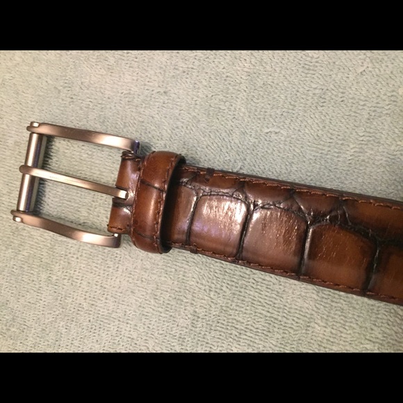 Italian leather belt - Picture 1 of 7